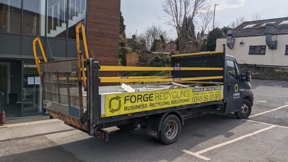 Forge Recyclig man and van service Leeds Yorkshire
