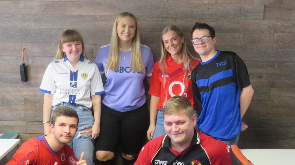 Team Forge taking part in Cancer Research's Football Shirt Friday 2021