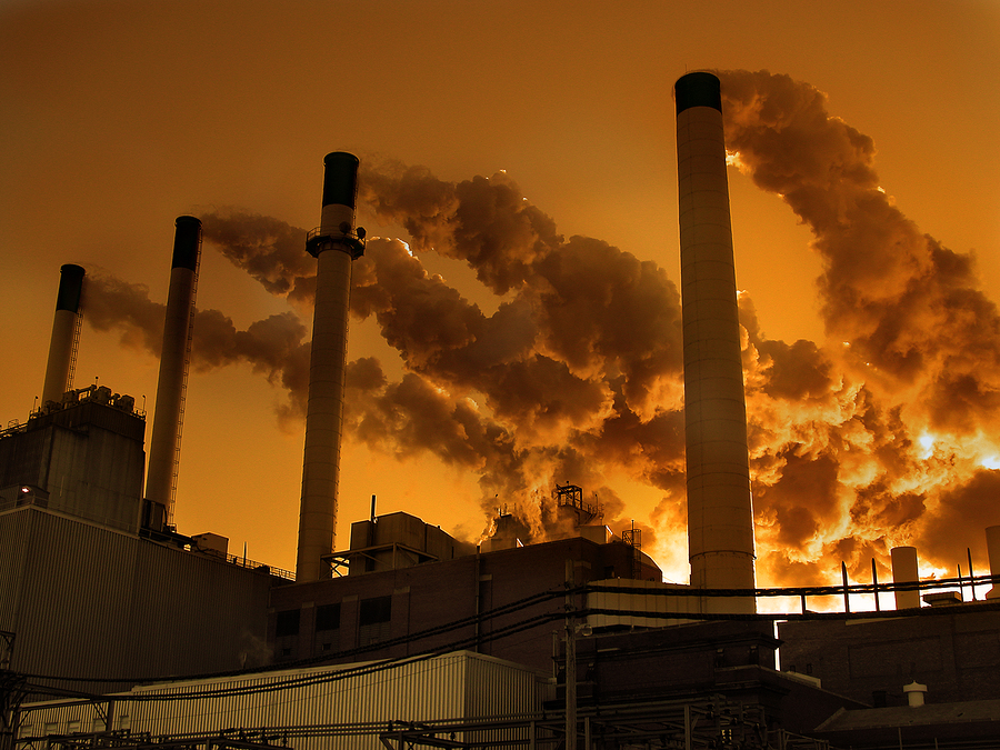 coal burning power plant