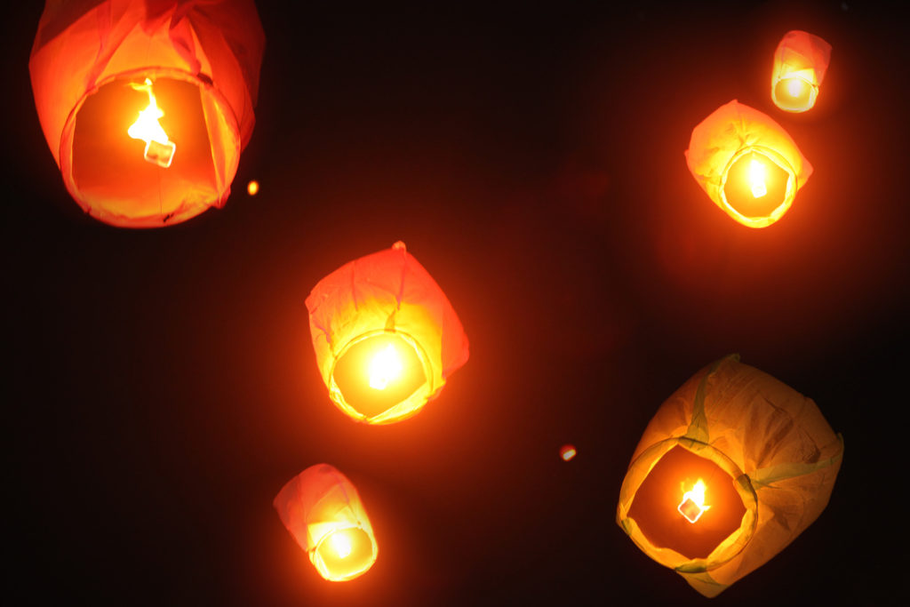 sky lanterns