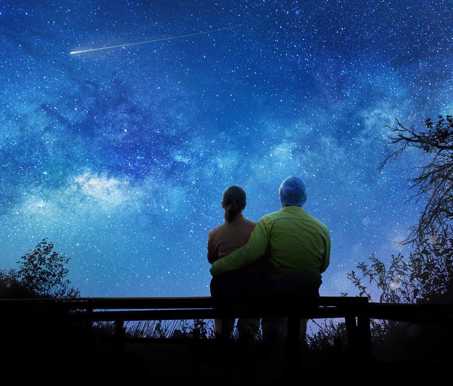 stargazing couple